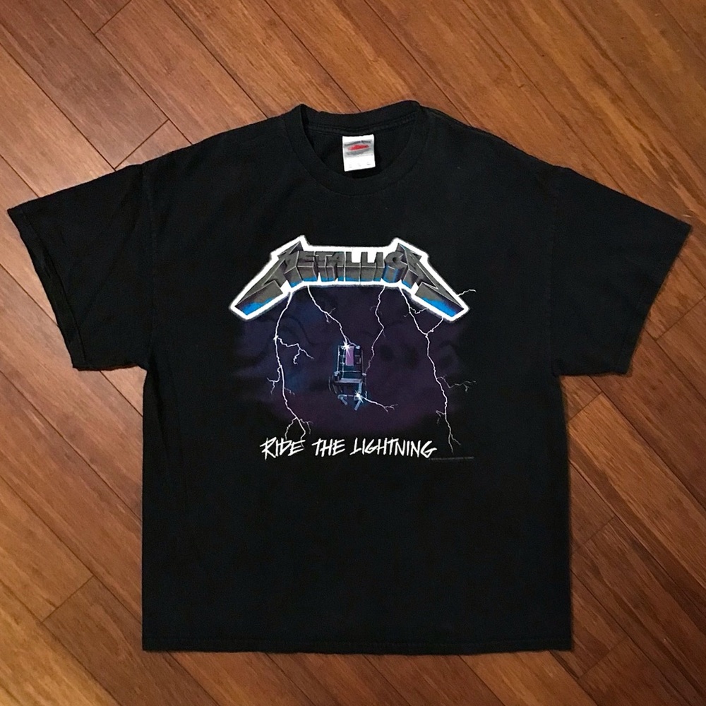 Metallica 1994 Vintage Ride the Lightning Tee